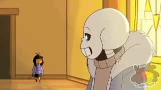 Undertale Animation   Frisk vs Sans Official pure sfx