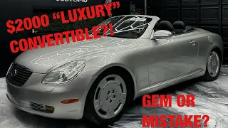 BUYING A CHEAP $2000 “LUXURY” CONVERTIBLE