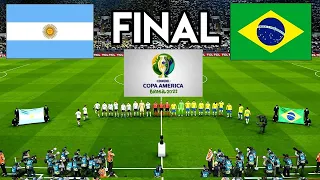 PES 2021 | ARGENTINA VS BRAZIL | FINAL COPA AMERICA 2021🔥|