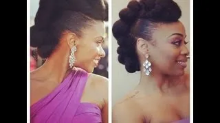 RedCarpet-Ready Natural Hair Updo Inspired by Teyonah Parris! (Felicia Leatherwood)