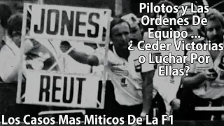 Pilotos Que IGNORARON Las "Ordenes De Equipo" ! | #HistoriasF1