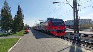 Служебный дятел в Новгороде! Отправление ДТ1-011 со станций Великий Новгород!