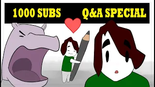 1000 subscribers special QnA and Face reveal | Baandar Animation