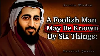 Short But Wise Arabic Proverbs and Sayings | Deep Arabic Wisdom | Hundred Quotes