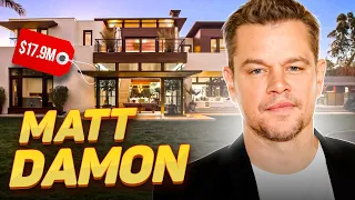 How Matt Damon lives and how much he earns