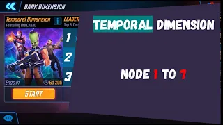 Temporal Dimension Ft. Cabal | Node 1 to 7 - Marvel Strike Force @if2pgames