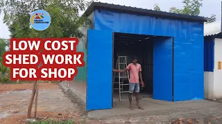 low cost shop storage shed work | simple shed for shop | Galaxy fabrication