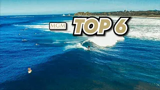 Top 6 Waves | 4k HD Video | Amazing Costa Rica | Beautiful Playa Guiones | Drone
