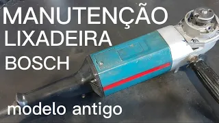 MANUTENÇÃO E REBOBINAGEM LIXADEIRA BOSCH MODELO ANTIGO