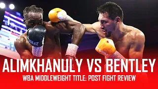 🥊 ZHANIBEK ALIMKHANULY VS DENZEL BENTLEY - POST FIGHT REVIEW (NO FOOTAGE) 🥊