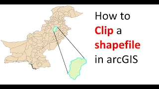 how to clip a shapefile in arcGIS