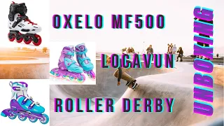 Unboxing inline skates | locavun | roller derby | oxelo MF500