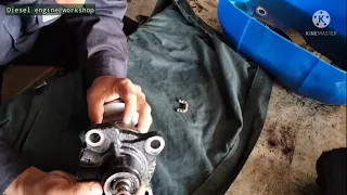 Diesel engine workshop | Steering Gear Box Assemble | By :- Mohammed Ajaz | Steering Gear Box Repair