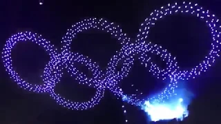 Olympics 2018 Full Drones Show Opening Ceremony | Olympics Game 2018