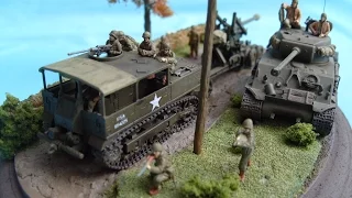 HASEGAWA 1/72 M5 'High Speed Tractor' & 155mm 'Long Tom' - A Diorama Build In Pictures