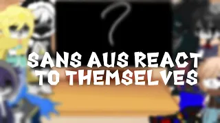 Sans Aus react to Themselves | lazy | iamBerryMango | Gacha Club