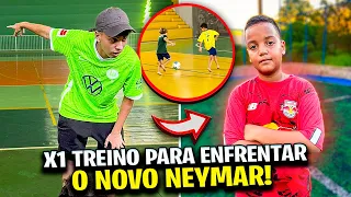 MEU IRMÃOZINHO FEZ UM X1 TREINO ANTES DO JOGO OFICIAL!