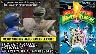 DETIK DETIK HILANGNYA KEKUATAN GREEN RANGER | Sinopsis MMPR Season 2 eps 6 10