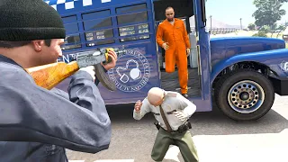 GTA 5 - Secret Heist Missions with Agent Michael!(Prison Bus,Humane Labs Heists)