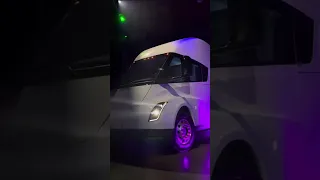 Elon Musk Driving and Exiting Tesla Semi Truck First Look