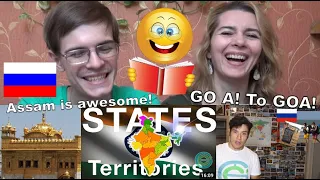 Russian reaction to The States + territories of India EXPLAINED Geography Now! | Russian tourists?..