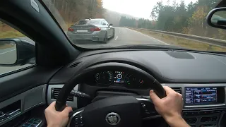 Jaguar XF vs BMW M4 - POV Drive