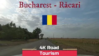 Driving Romania: DJ601A Bucharest - Răcari - 4k city drive and county roads