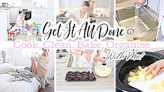 GET IT ALL DONE // CLEAN WITH ME // COOK WITH ME // EXTREME CLEANING MOTIVATION 2020