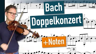Bach Concerto for Two Violins in D minor, BWV 1043, Violin 1, Doppelkonzert, Violin Sheet Music
