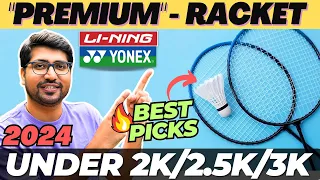 Best Badminton Racket Under 3000⚡Top 5 Rackets in 2024⚡Best Badminton Racket Under 2500