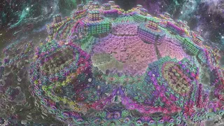 Virtual Rave Visuals 008 - The Simulation - 4K 60fps Psychedelic Rainbow Fractals