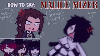 How to say: MALICE MIZER!  (Gachaclub x MALICE MIZER)