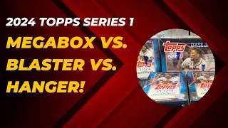 2024 TOPPS SERIES 1 - MegaBox vs Blaster Box vs Hanger Box! Which format holds the best value?!