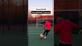 Ronaldo knuckleball (strong shot ) tutorial