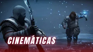 CINEMÁTICAS God of War Ragnarök - En Español Latino 4k juego completo Sin comentarios [Spoilers ⚠️]