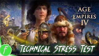 Age Of Empires 4 Gameplay Technical Stress Test HD (PC) | NO COMMENTARY