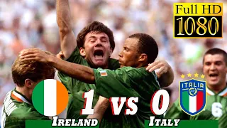 Ireland 1-0 Italy World Cup 1994 | Full highlight - 1080p HD | Roberto Baggio - Paolo Maldini