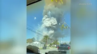 Eyewitness videos show moment of dramatic explosion in Ontario | ABC7