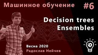 Машинное обучение 6. Decision trees and Ensembles