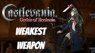 Can You Beat Castlevania: Order of Ecclesia With ONLY the Cutler?