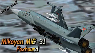 Mikoyan MiG-31 = The among the fastest combat jets in the world | russian airforce | mig-31 foxhound