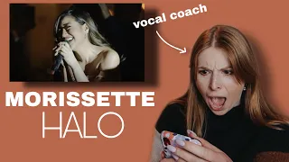 Vocal Coach reacts to Morissette Amon- "Halo" at wedding at Manila Hotel