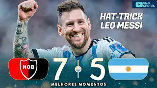 HAT-TRICK DE MESSI NO DIA DO SEU ANIVERSÁRIO E UMA FESTA LINDA NA DESPEDIDA DE MAXI RODRIGUEZ