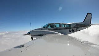 FLYING IFR INSTRUMENT APPROACH WITH AUTOPILOT TO MINIMUMS