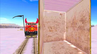 Unlucky DRIVER CRASHED A TRAIN TWICE at CENTRAL in TRAIN AND RAIL YARD SIMULATOR
