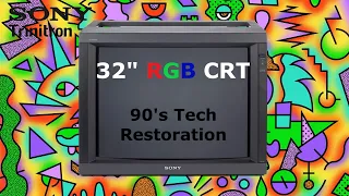 Sony PVM 3230 Restoration | The Largest Pro CRT ever?! ~ Retro Tech