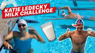 Trying Katie Ledecky's Viral Chocolate Milk TikTok Challenge