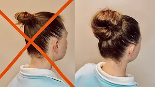 HOW TO:HIGH BEAUTIFUL BUN/MEDIUM, LONG HAIR