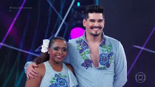 Show! Confira a apresentação de Daiane dos Santos no ritmo salsa na dança dos famosos | Domingão