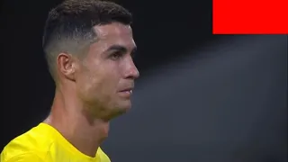Ronaldo reaction to Al Nassr red card | Al Nassr vs Al Hilal